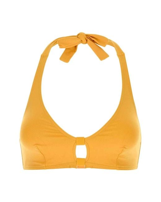 Eres Float Volledige Cup Driehoek Bikini Top in het Orange