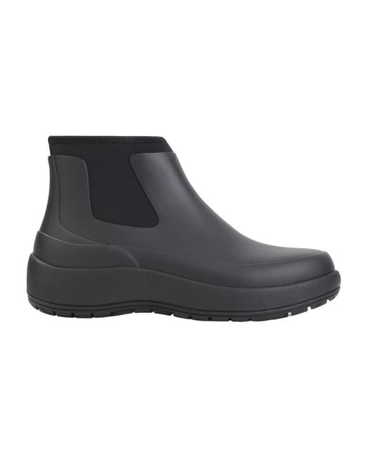 Rains Black Chelsea Boots for men