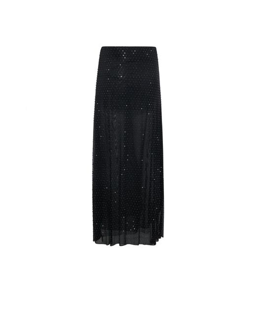RICHMOND Black Langer Mesh-Rock Mit Mikro-Verzierungen