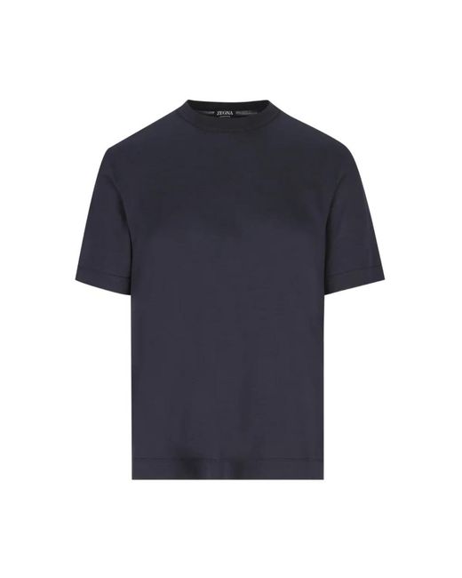 Zegna Blue T-Shirts for men