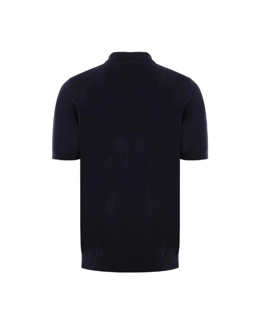 Roberto Collina Blue Polo Shirts for men