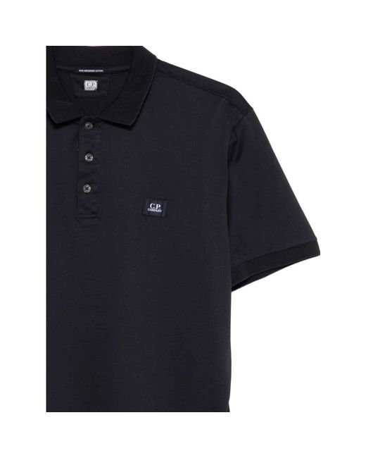 C P Company Black Polo Shirts for men