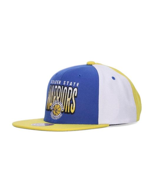 Mitchell & Ness Nba Snapback Kappe Blau/Gelb in Blue für Herren