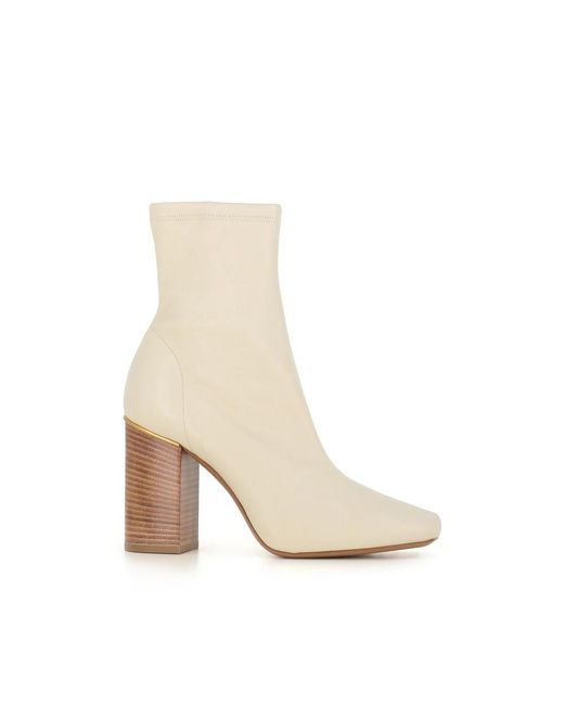 Chloé Natural Heeled Boots