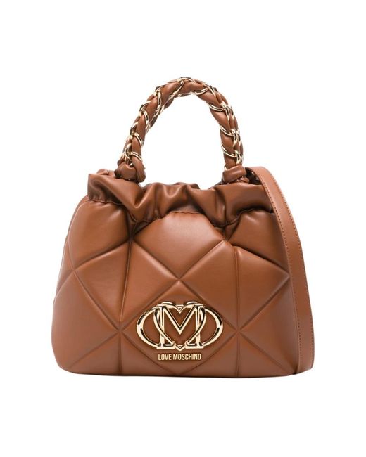 Love Moschino Brown Handbags