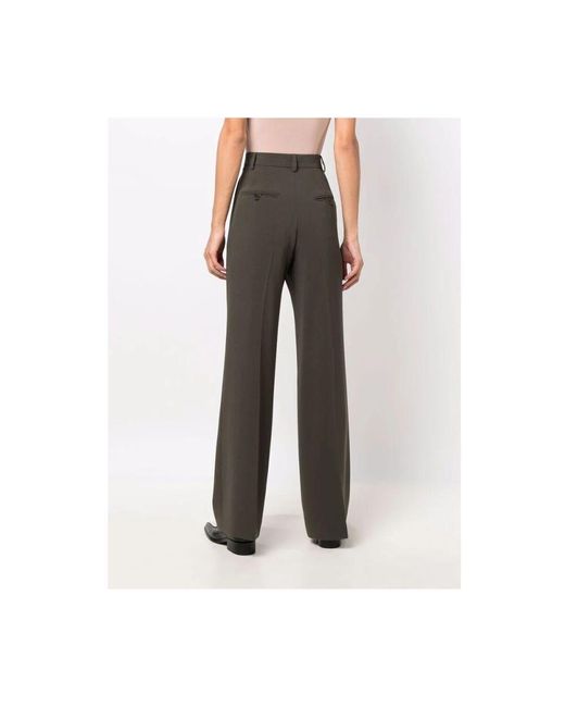 Alberto Biani Gray Tiefe olivgrüne gerade beinhose