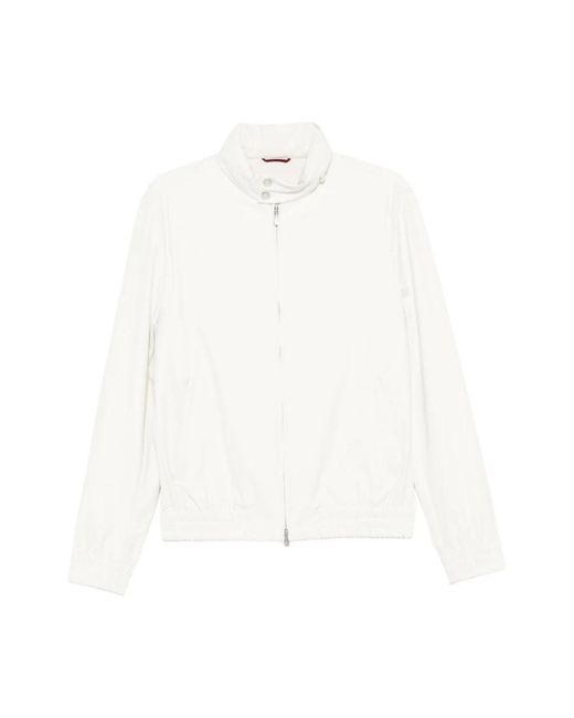 Brunello Cucinelli White Light Jackets for men