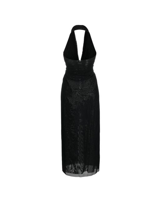Fisico Halterneck Strandjurk in het Black