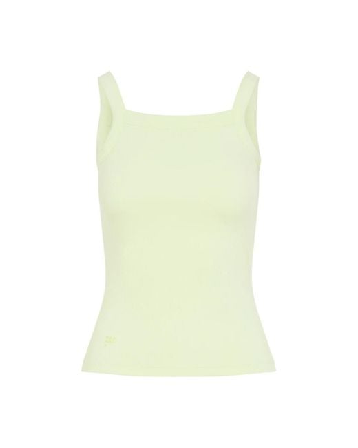 PANGAIA Yellow Sleeveless Tops