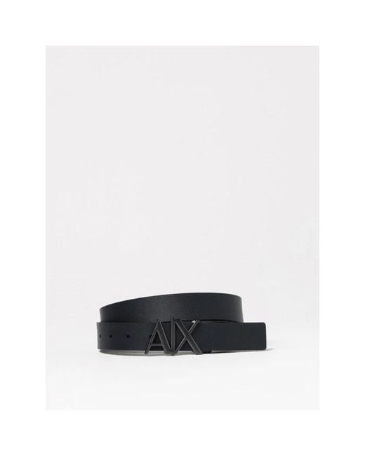 ARMANI EXCHANGE Black Belts for men