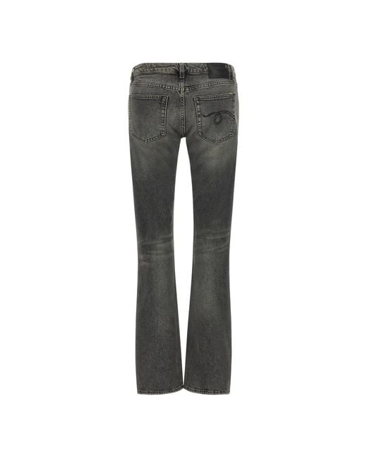 R13 Gray Bootcut Jeans