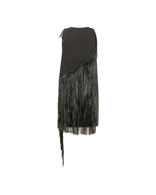 Sportmax Black Short Dresses
