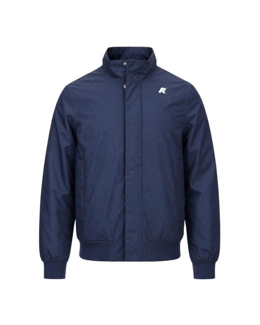 K-Way Blue Winter Jackets for men