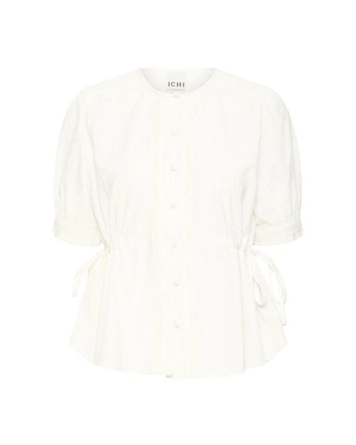 Ichi Overhemden ,Wit ,Blouses in het White