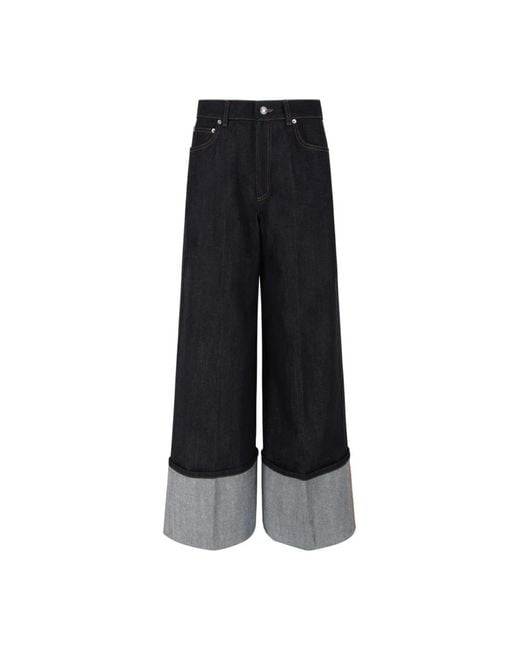 Givenchy Black Wide Jeans
