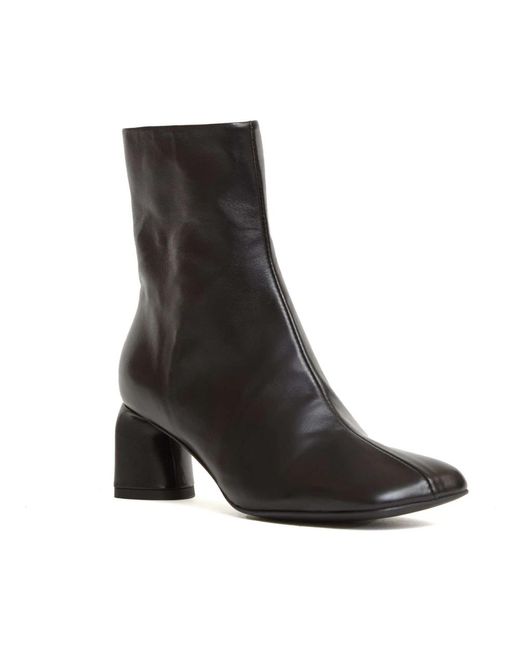 Halmanera Black Heeled Boots
