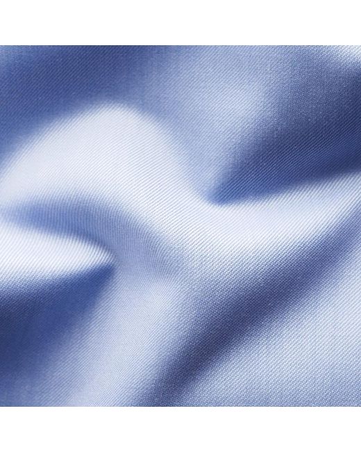 Eton of Sweden Blaues signature twill hemd in Blue für Herren