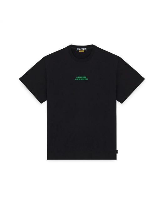 Iuter Black T-Shirts for men