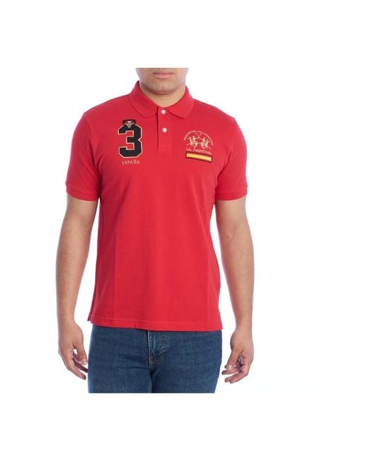 Polo Shirts La Martina pour homme en coloris Red