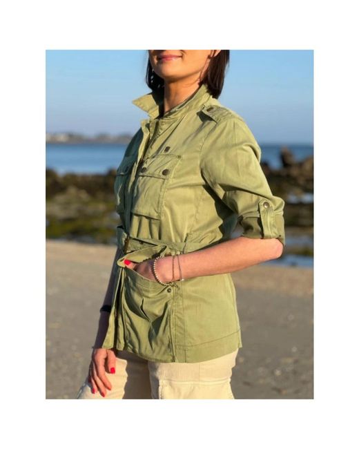 Aeronautica Militare Green Light Jackets