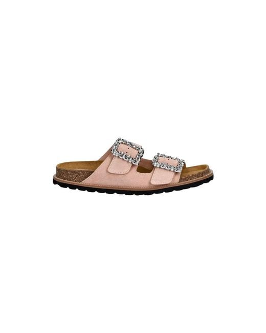 Sliders Pollini de color Brown