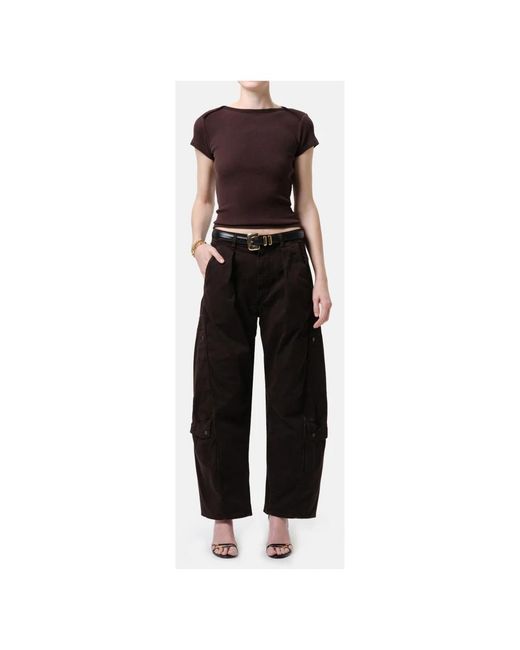 Citizens of Humanity Black Wide Trousers