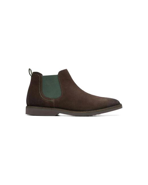 Clarks Brown Chelsea Boots for men
