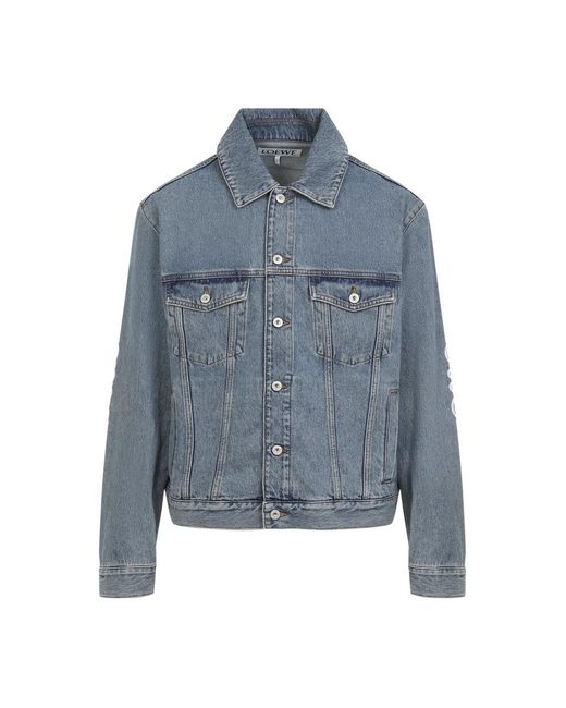 Loewe Blue Denim Jackets for men