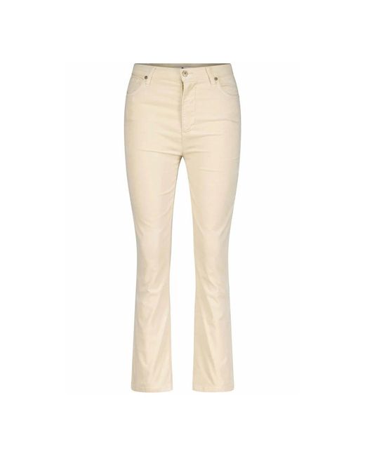 7 For All Mankind Natural Wide Trousers