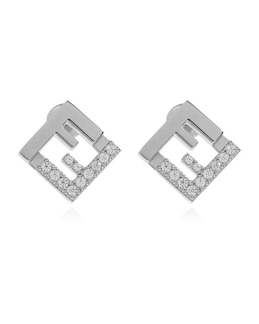 Fendi Metallic Forever Ohrringe