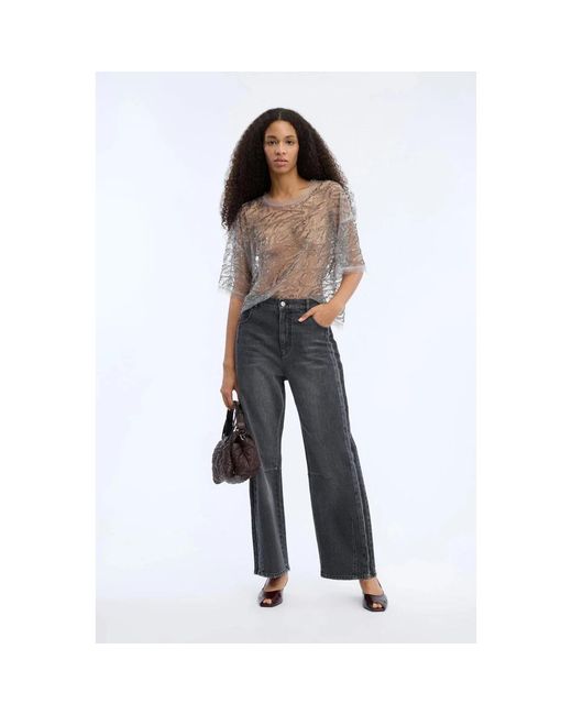 Munthe Gray Wide Jeans