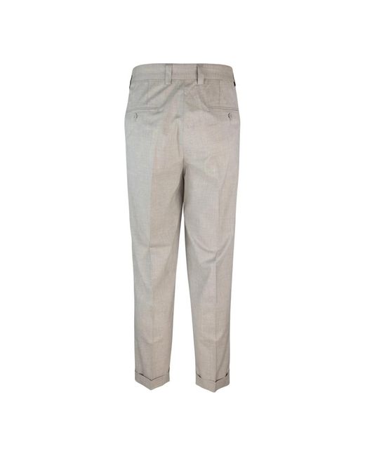 Suit Trousers di Paolo Pecora in Gray da Uomo