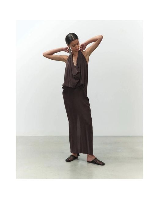 Maxi Dresses Alysi de color Black
