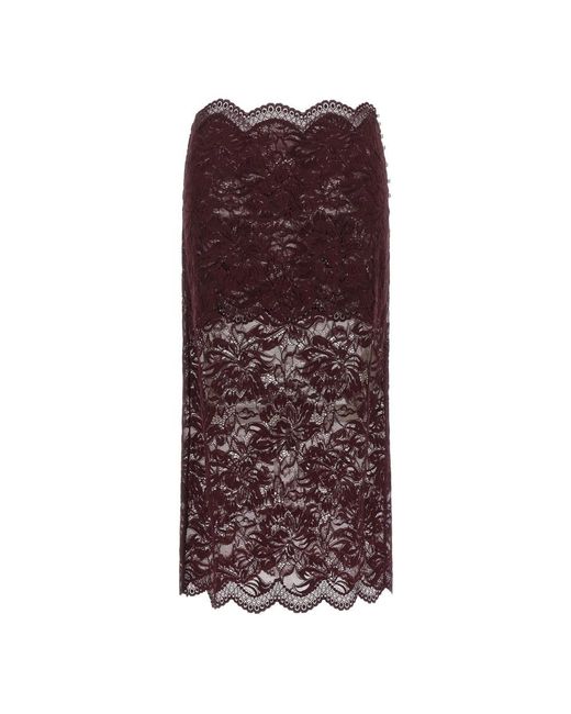 Rabanne Purple Midi Skirts