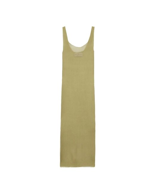 Cortana Kleedjes ,Groen ,Chiffon Pistache Tanktop Met Zijsplit in het Green