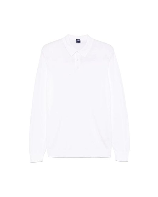 Fedeli White Polo Shirts for men