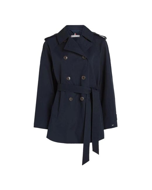 Tommy Hilfiger Blue Trench coats