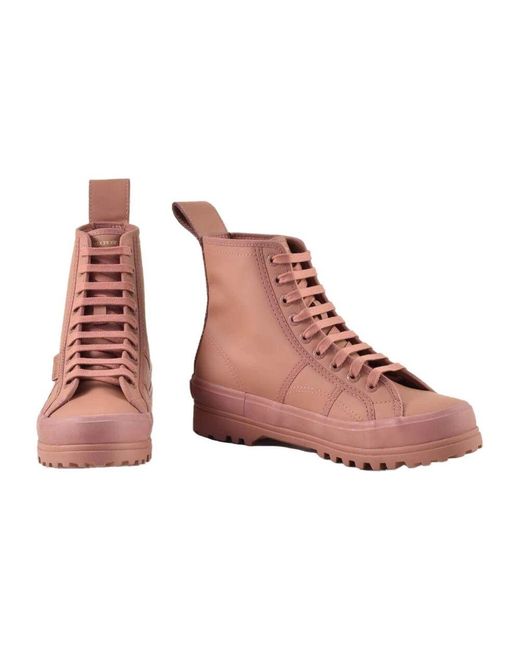 Superga Brown L autrechose schuhe 100% gummi