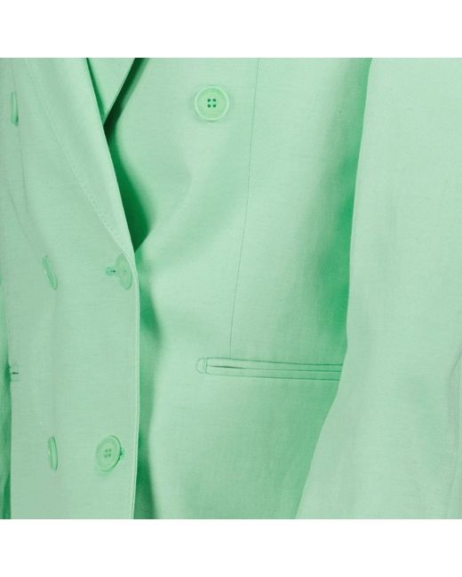 Stella McCartney Green Klassische blazer jacke