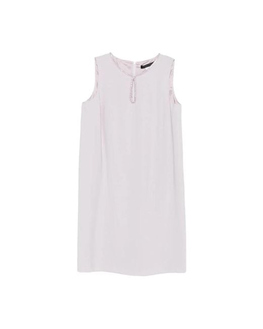 Marina Rinaldi White Short Dresses