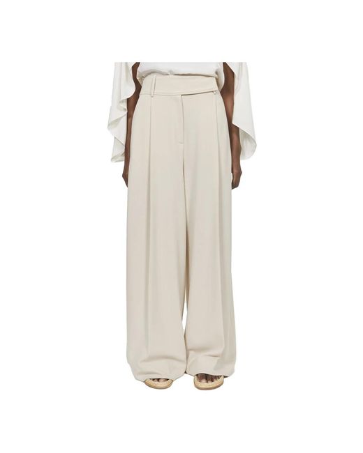 Rodebjer Natural Wide Trousers