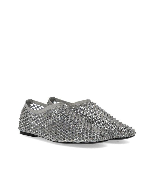 Strategia Gray Ballerina Shoes