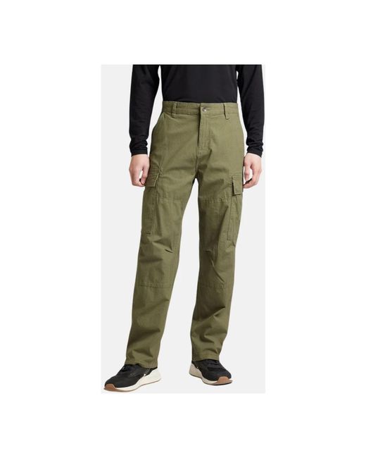 Only & Sons Broeken ,Groen ,Katoen Cargo Ribstop Broek in het Green voor heren