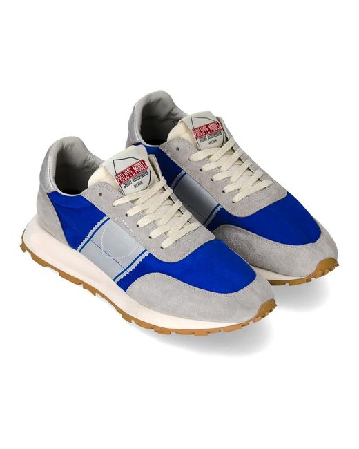 Philippe Model Blue Sneakers for men