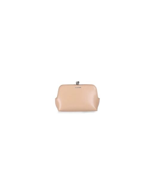 Jil Sander White Clutches