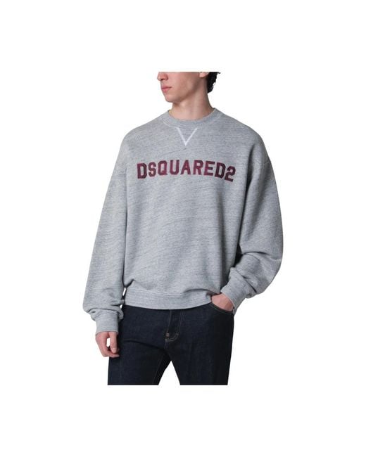 DSquared² Gray Sweatshirts for men