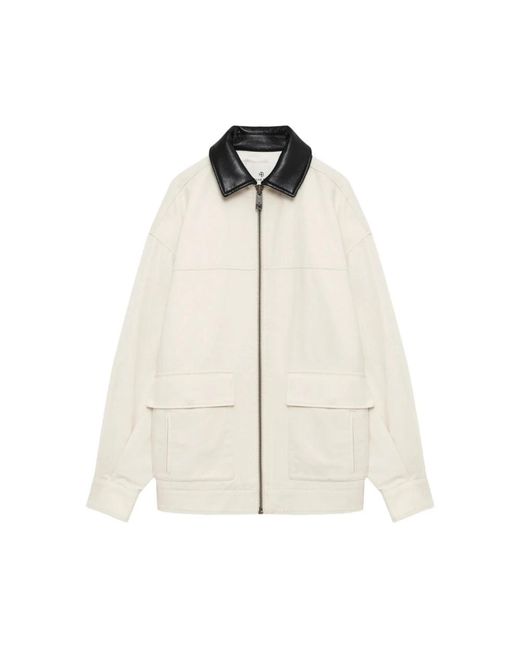 Anine Bing White Light Jackets