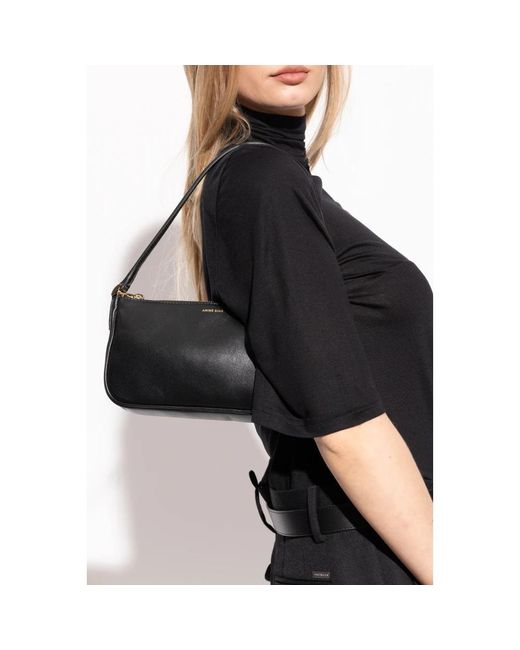 Anine Bing Shoulder Bag Elly Mini in het Black