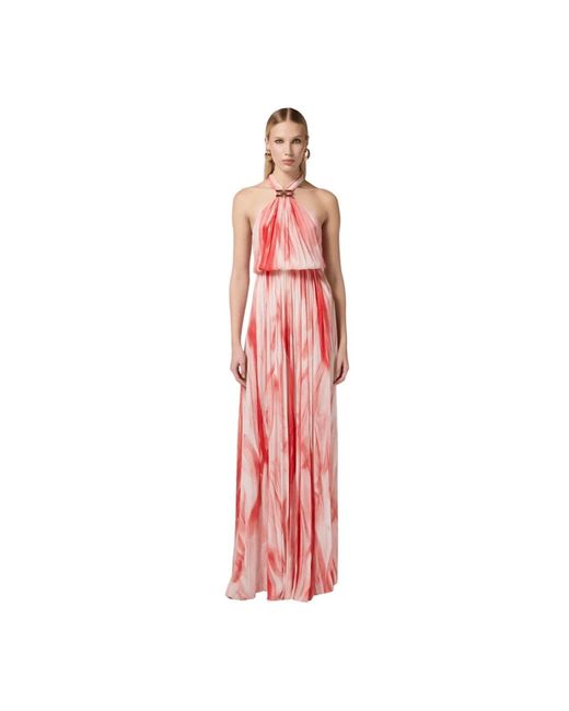 Elisabetta Franchi Red Maxi Dresses