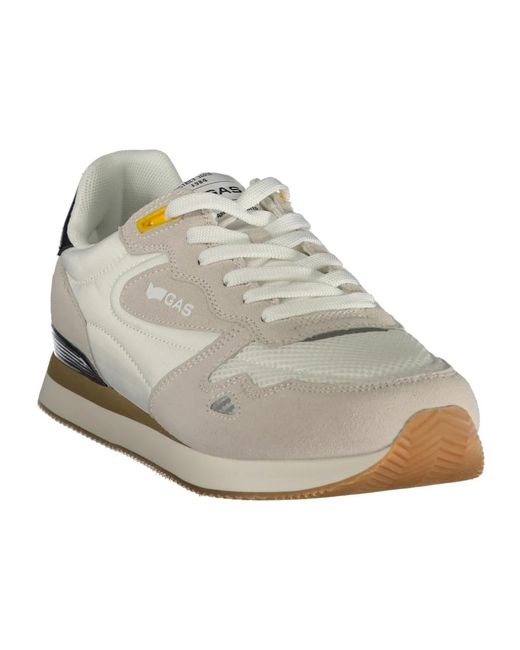 Gas White Sneakers for men